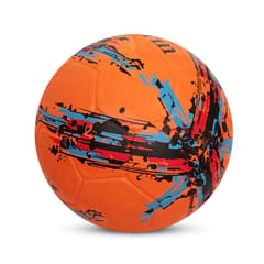 Nivia Storm Rubber Molded Football, Orange - Size 5