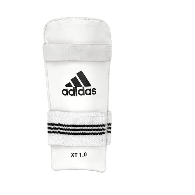 Adidas Cricket XT 1.0 एल्बो गार्ड, पांढरा