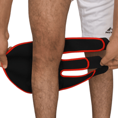 NIVIA Orthopedic Knee Support Adjustable Straps (RB-12)