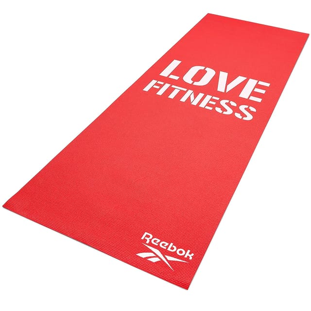 Reebok Love Fitness Yoga Mat, Free Size (Red)