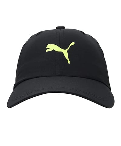 PUMA Unisex-Adult Baseball Cap (2430901 Black-Limepunch_X)