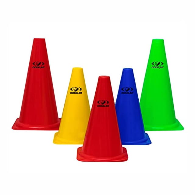 COUGAR Cone Marker, Cone Marker Set, Cone Markers, Agility Cones, 9 Inch Agility Cone Marker Set (Pack of 15)