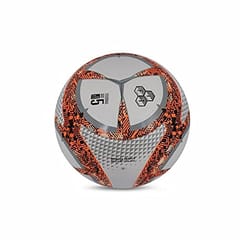 Vector X PU Force Thermo Bonded Football Ball, White Orange, Size-5