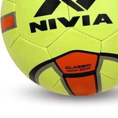 Nivia Rubber Classic Football, Yellow | Size 4 & 5