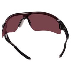 KD Multi-colored Unisex Sports Sunglasses For Cricket, Cycling, Racing, Climbing, Golf, Riding and UV Protection - Free Size , Brown