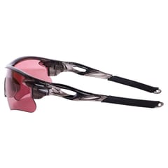 KD Multi-colored Unisex Sports Sunglasses For Cricket, Cycling, Racing, Climbing, Golf, Riding and UV Protection - Free Size , Brown