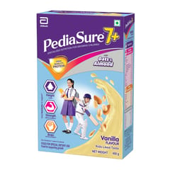 Pediasure 7+ Specialized Nutrition Drink Powder 400g, Vanilla Delight Flavour, Scientifically Designed Nutrition for Growing Children, Supports Height Gain, Muscle Strength &Brain Development