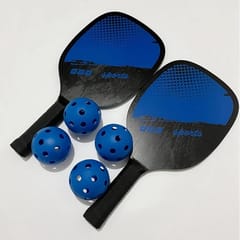 Kd Pickleball Paddles, Fiber Wood Surface Pickleball Paddles Set, 4 Pickleballs کے ساتھ 2 Paddles, Pickleball Bag, Pickleball Paddles for Men and Women, مختلف رنگ