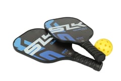 KD Pickleball Paddles, Carbon Fiber Pickleball Set, 2 Paddles with 4 Balls, Portable Carry Bag, USAPA Approved Graphite Pickleball Rackets with Comfort Grip., Assorted Color