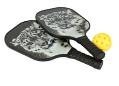 Kd Pickleball Paddles, Fiber Glass Surface Pickleball Paddles Set, 4 Pickleballs کے ساتھ 2 Paddles, Pickleball Bag, Pickleball Paddles for Men and Women, مختلف رنگ