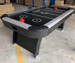 KD Champion Air hockey Table Black Ice Hockey Table 7 Ft with Digital Scorer