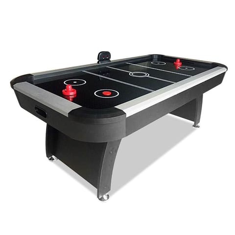 KD Champion Air hockey Table Black Ice Hockey Table 6 Ft with Digital Scorer