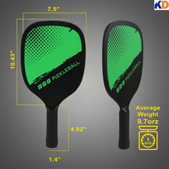 Kd Pickleball Paddles, Fiber Wood Surface Pickleball Paddles Set, 4 Pickleballs کے ساتھ 2 Paddles, Pickleball Bag, Pickleball Paddles for Men and Women, مختلف رنگ