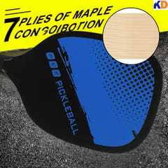 Kd Pickleball Paddles,Fiber Wood Surface Pickleball Paddles Set , 2 Paddles with 4 Pickleballs, Pickleball Bag, Pickleball Paddle Set for Men and Women, Assorted Color