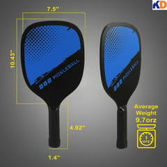 Kd Pickleball Paddles,Fiber Wood Surface Pickleball Paddles Set , 2 Paddles with 4 Pickleballs, Pickleball Bag, Pickleball Paddle Set for Men and Women, Assorted Color