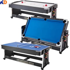 KD Sports 3 in 1 Game Room Table Pool Air Hockey TT Table & Dining Table