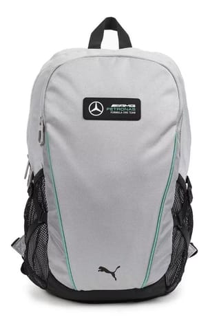 PUMA BACKPACK MERCEDES MAPF1 07912502 PREMIUM QUALITY UNISEX BAG SILVER